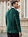 COOFANDY Velvet Blazers for Men Velvet Jackets Fashion Shiny Party Tuxedo Jacket (Teal Green M)