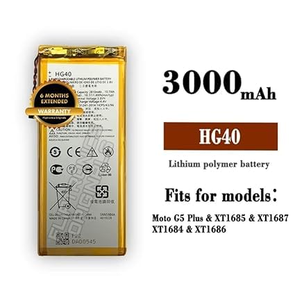 Image of HG40 Battery for Motorola G5 Plus XT1684 XT1685 XT1687 Battery with 6 Month warrenty**** (X176)