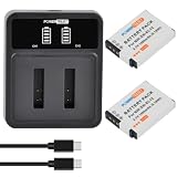 PowerTrust 2 batterie EN-EL12 e caricabatterie per Nikon Coolpix A1000 S9900s A900 S9700 W300 B600 S9600 S32 S31 P310 AW110s AW120 S9400 S800c S9050 S112 200 pj S1200pj