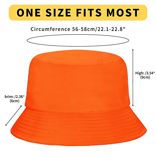 Image of Rosoz 1 & 2 Pack Bucket Hat for Women Men Summer Travel Beach Sun Hat Outdoor Cap Unisex Bucket Hats