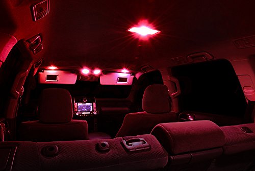 Xtremevision Interior Led For Honda Accord 2003-2012 (12 Pieces) Red Interior Led Kit + Installation Tool #TOP4