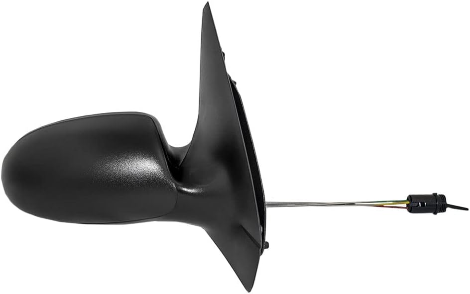 Passengers Manual Remote Side View Mirror Textured Replacement for 2002-2007 Focus 6S4Z17682AA