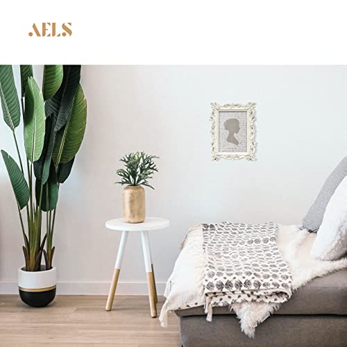 Aels 5X7 Inch Vintage Picture Frame, Elegant Antique Photo Frames With Glass Front, Photo Display, Tabletop Wall Hanging, Gift Ideas, White Waves #TOP6