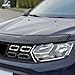 Hood Deflector Guard fits Renault Dacia Duster 2018-2023, Bugflector Bug & Bonnet Shields, Black ABS Hood Protector, Protects from Particles & Bug, All Weather Durable Car Exterior Accessories