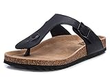 XTI - Sandalia Plana para Mujer - Tacón 3 cm - Color Negro - Talla 36