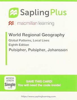 World Regional Geography Without Subregions & SaplingPlus for World Regional Geography (Single-Term Access)