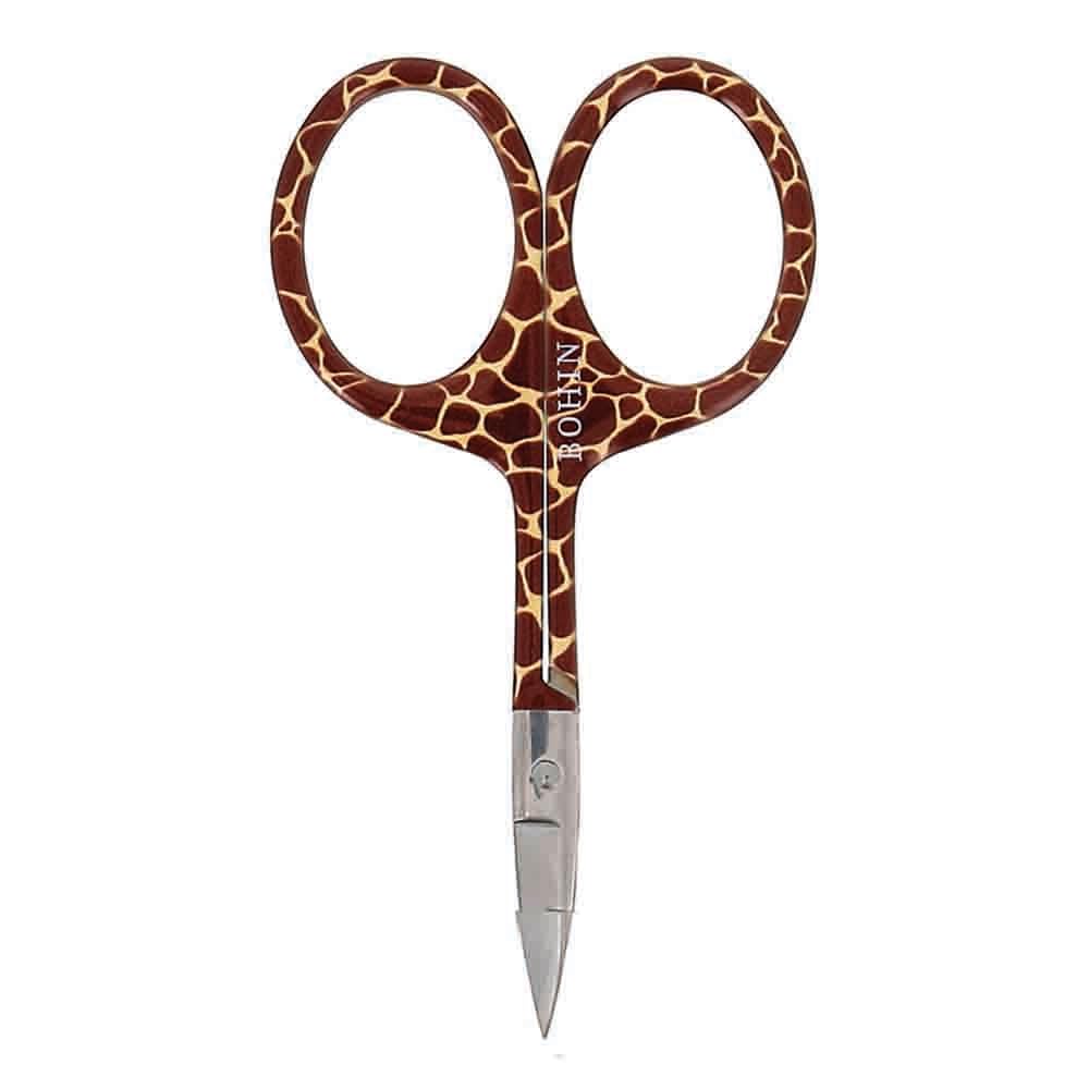 Bohin Giraffe France - France Safari Collection Stainless Steel (9Cm) Print Fancy Embroidery Scissor - 1 Piece