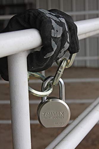 Image of Trimax TPL1251S Hardened 64mm Solid Steel Padlock 1.25 inch x 11mm Dia. Shackle - Rekeyable,Chrome