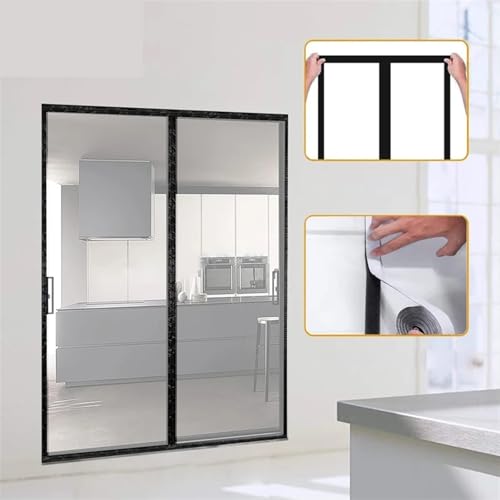 Rideau de porte thermique transparent isolant de qualité supérieure pour climatiseur - 6