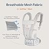 Ergobaby All Carry Positions Breathable Mesh Baby Carrier with Enhanced Lumbar Support & Airflow (7-45 Lb), Omni Breeze, Pearl Grey #3