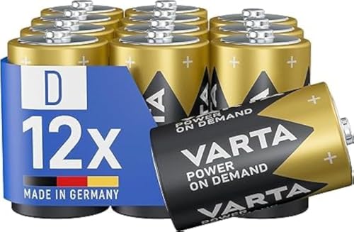 VARTA BatterieD Mono, confezione 12, alcaline