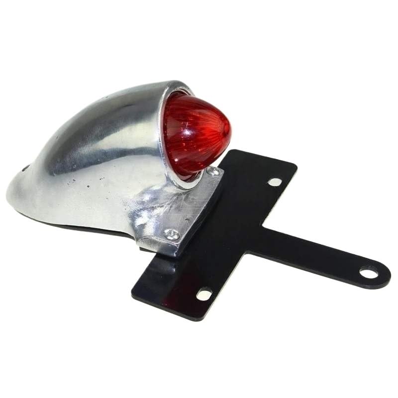 Feu arrière de moto rétro 12V pour remplacer votre support de plaque d'origine