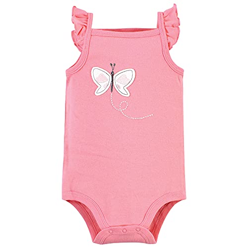 Image of Hudson Baby Unisex Baby Cotton Sleeveless Bodysuits