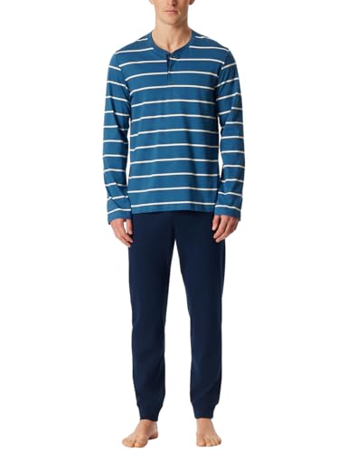 Ensemble de pyjama homme Schiesser contre les nuits fraîches grâce au coton long