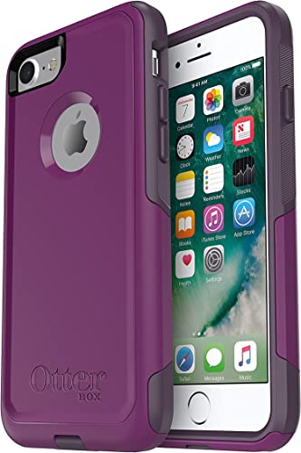 Coque iPhone SE OtterBox Commuter antichoc fine avec chiffon Plum - 2