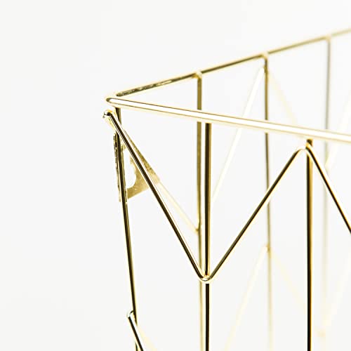 U Brands Hanging File Desk Organizer, Wire Metal, Gold - 894U02-06 #TOP4