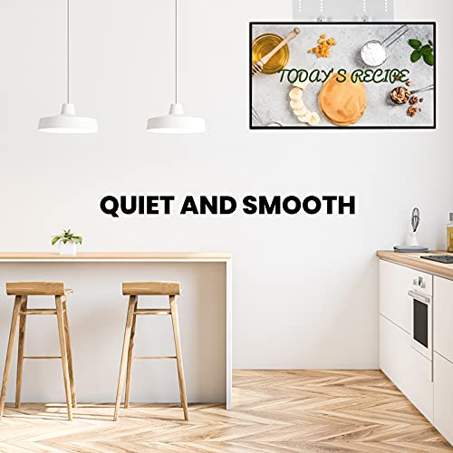 Baoshishan Ceiling Tv Mount 90° Flip Down Tv Mount For 32-75 Inch Screens Tv Hanging Bracket Sloped Wall With Remote Control, Up To 132 Lbs, Max Vesa 600X400Mm, White #TOP3