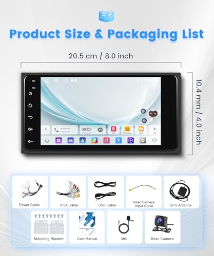 Radio para auto con pantalla 7 pulgadas Android 13 Upriding miniatura 7