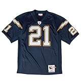 Offiziell lizensiert. Mitchell & Ness LaDainian Tomlinson #21 San Diego Chargers Legacy Throwback NFL Trikot Navy, L