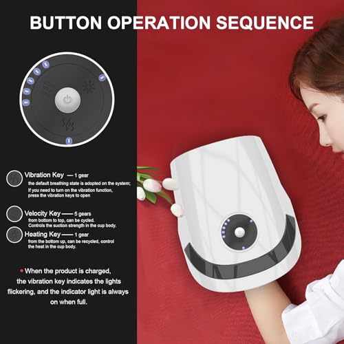 Valentine's Day Hand Massager with Compression & Heating - Gifts for Her Him