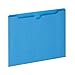 Globe-Weis/Pendaflex Colored File Jackets, Reinforced Tab, Flat, Letter Size, Blue, 100 Jackets Per Box (B3010DTBLU)