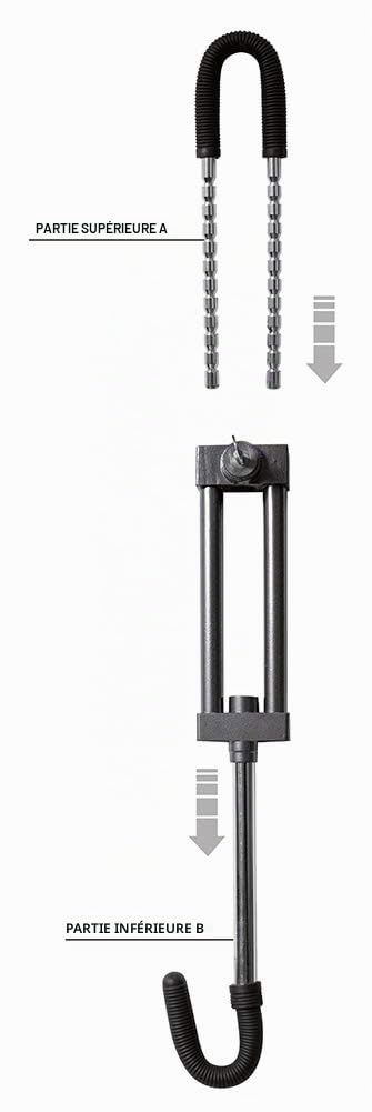CORA 000103014 Super Block Canne antivol Blocage pédale-Volant pour Voiture