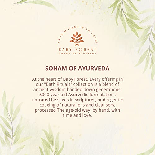 Image of Baby Forest Sampoorna Snan Baby Body Wash | 10 Ayurvedic Herbs | Tear-Free Formula | Natural Hydration for Baby | Vegan | Cruelty-free | Plant-Based Formulation | Pack of 2 x 200 ml