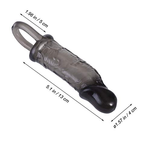 HEALLILY Elastische Mouwen Extension Omtrek Enhancer Speelgoed Flexibele Siliconen Condoom Vertraging Extension Sleeve - Image 3