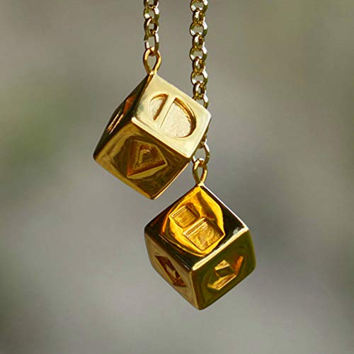 Woerda Han Solo Dice Lucky Charms Jewelry For Hansolo Cosplay Costumes Replica Accessories #TOP2