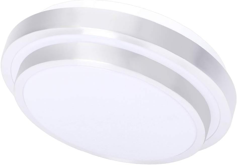 Drosbey 15W LED Flush Mount Ceiling Light, Mini Style 8in, 100W Incandescent Bulbs Equivalent, 1200 Lumens, 5000K Daylight White, Round Lighting Fixture for Kitchen, Hallway, Bathroom, Bedroom