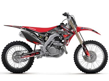 2005-2007 Crf 450 X Surge Black Senge Graphics Base Kit Compatible With Honda #TOP4