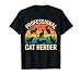Professional Cat Herder Retro Sunset T-Shirt