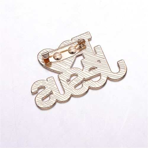 Image of I Love Jesus Brooch Pin Set Religous Christian Enamel Lapel Pin for Backpacks Lapel Pins Bedge Brooches Pins for Bags Hats Caps Clothes Vest Jackets