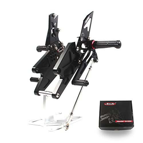 Commandes reculées MT03 MT25 noir pour repose-pieds moto 2015-2021