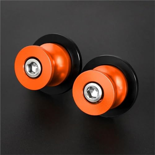 Carretes Basculante 6mm Evita Caídas al Elevar tu Yamaha YZF R3 Naranja