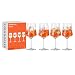 Produktbild RITZENHOFF 6051004 Aperitifglas 500 ml - 4er Set - Serie Sommerrausch - Motiv Tropen-Pflanzen - Made in Germany, Orange