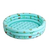 Piscina Familiar Inflable – Gruesa Piscina sobre el suelo, Amplio Jardín Paddle Set | Estación Portátil Piscina de Verano, Fácil de configurar Piscina para Terrazas, Azoteas, Jardines, Apartamento