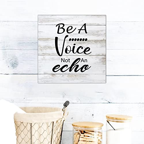 Décoration murale pour maison avec plaque de bois à message