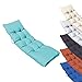 Linxor - Coussin matelassé pour Bain de Soleil, transat - 185 x 55 cm - 6 Coloris