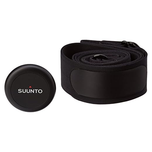 Suunto - Smart Sensor HR Black - Módulo Sensor de frecuencia cardiaca + Cinturón negro - Talla M