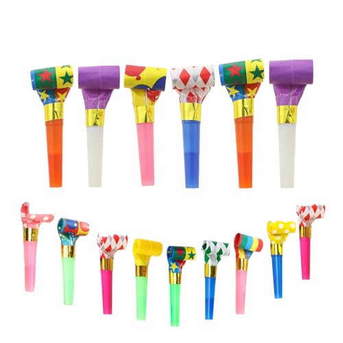 WeddHuis 15 Pcs Sifflet Anniversaire Enfant Sifflet Cotillons pour Enfant Sifflet Enfant Anniversaire pour Diverses Parties ou Occasions
