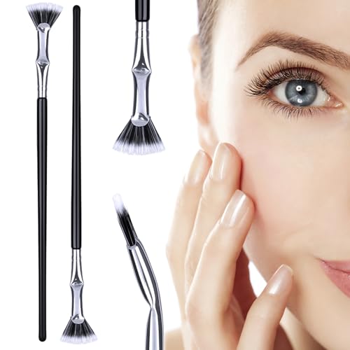 HINZIC Folding Angle Scalloped Lash Brush