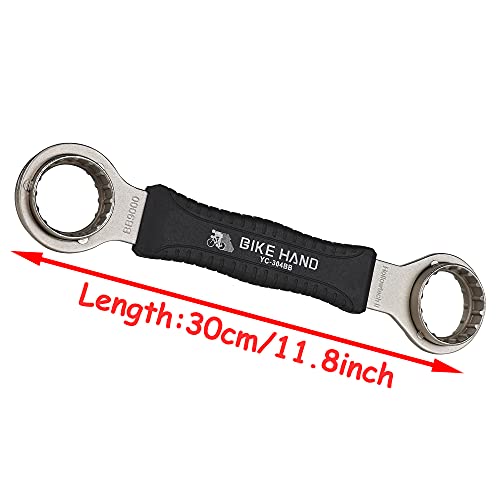 Bike Hand 4 In 1 Bicycle Bottom Bracket Removal Crank Tool - Compatible With Shimano Hollowtech Ii - Shimano Bbr60 - Shimano Bb9000 - Fsa Megaevo - Truvativ Gxp- External Bb #TOP1