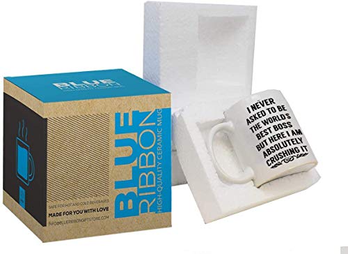 BLUE RIBBON I Never Asked Mug