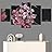 SIGNWIN 5 Panel Canvas Wall Art Pink Petals for Home Decorations Ready to Hang - 60"x32"x5 Panels