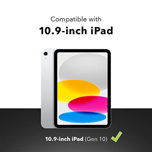 Zagg Invisible Shield Glass Elite Visionguard Screen Protector For Apple Ipad 10.9-Inch (Gen 10-2022) - 5X Stronger, Blue-Light Protection, Anti-Fingerprint Technology, Easy To Install, Clear #TOP1