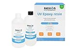 Epoxidharz mit Härter, mit UV-Blocker, Kristallklar | 1,6 KG | Epoxidharz Set, Epoxidharz, Kunstharz, Resin Gießharz, Epoxy Resin, Gießharz Set, Kunstharz Gießen Set, Epoxidharz Anfänger-Set