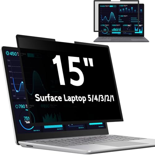 Surface Laptop 6/5/4/3/2/1 15�C���` �p �`�����h�~�t�B���^�[ �m�T�N�V������ �z���� �ی�t�B���� �S���^�C�v �v���C�o�V�[�t�B���^�[ �^�b�`�p�l���Ή� �u���[���C�g�J�b�g �̂������h�~�t�B���� ���˖h�~ �L�Y�h�~ ���E�ȒP 