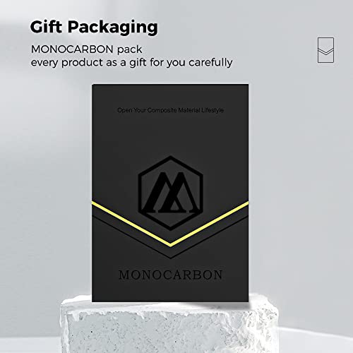 Monocarbon Business Name Card Holder Real Carbon Fiber Business Card Case With Magnetic Flip Fashion Business Card Wallet For Men Lightweight And Portable - Matte #TOP5