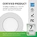 Sunco 12 Pack 4 Inch LED Recessed Lights, Slim Canless Ceiling Lighting, 650 LM, 10W (60W Equivalent), 5000K Daylight, Dimmable, Wafer Thin, Ultra Thin with Junction Box ETL